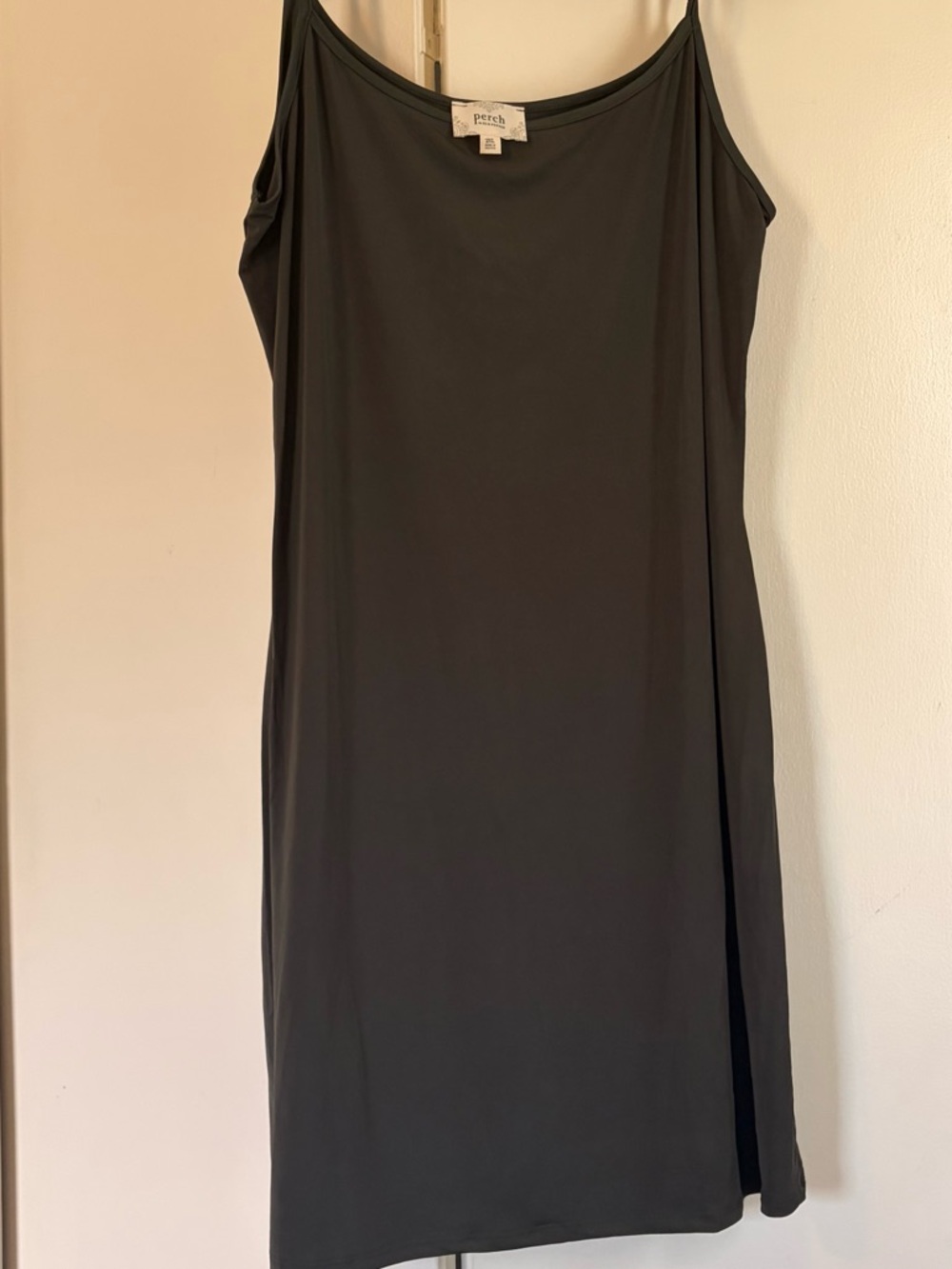 Perch by Blu Pepper Green Mini Slip Dress 2XL